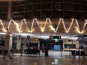 Bagdogra Airport at Night